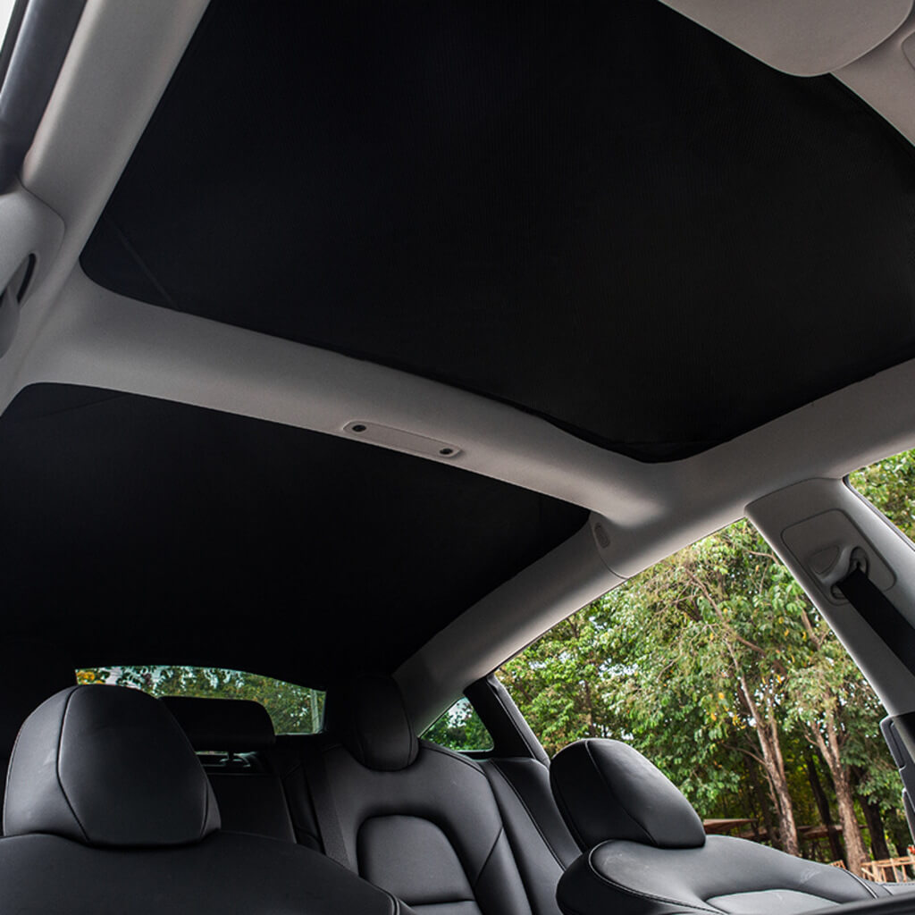 Tesla Model 3 Glass Roof Sunshade  Reflective Sun Roof Shade -Marnana