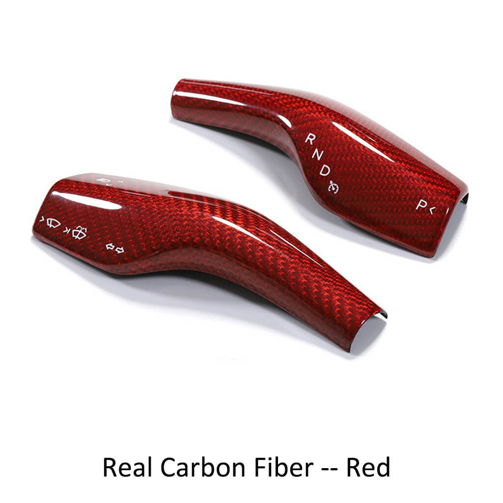 Real-Carbon-Fiber-Steering-Stem-Cover-for-Tesla-Model-3-Y-Red-Marnana