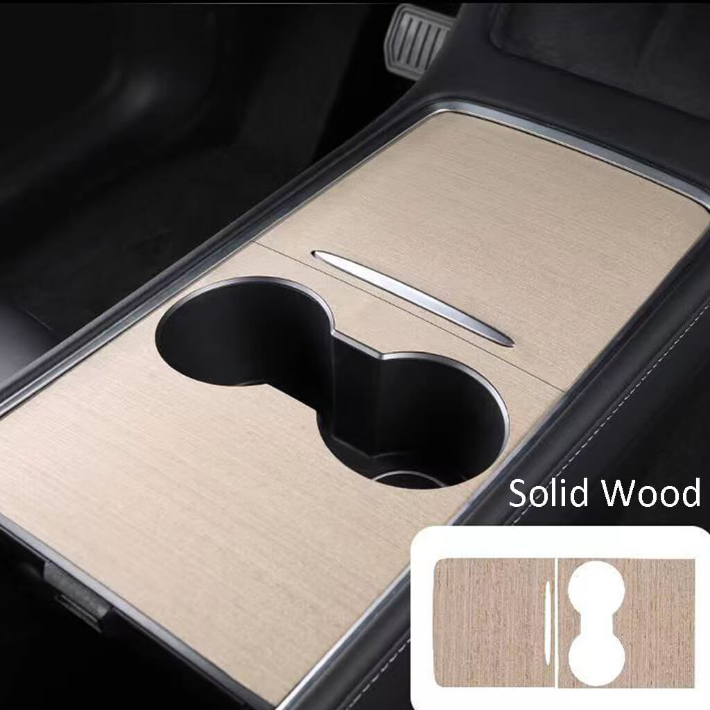 Tesla Solid Wood Interior Center Console Wrap for 2021-2023 Model 3/Y - Marnana