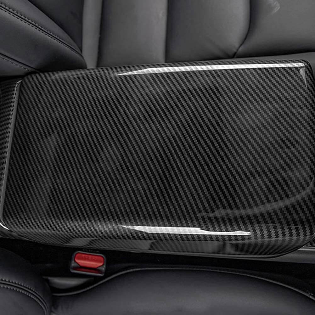 Carbon-Fiber-Armrest-Cover-Protector-for-Tesla-Model-3-and-Y-Marnana 