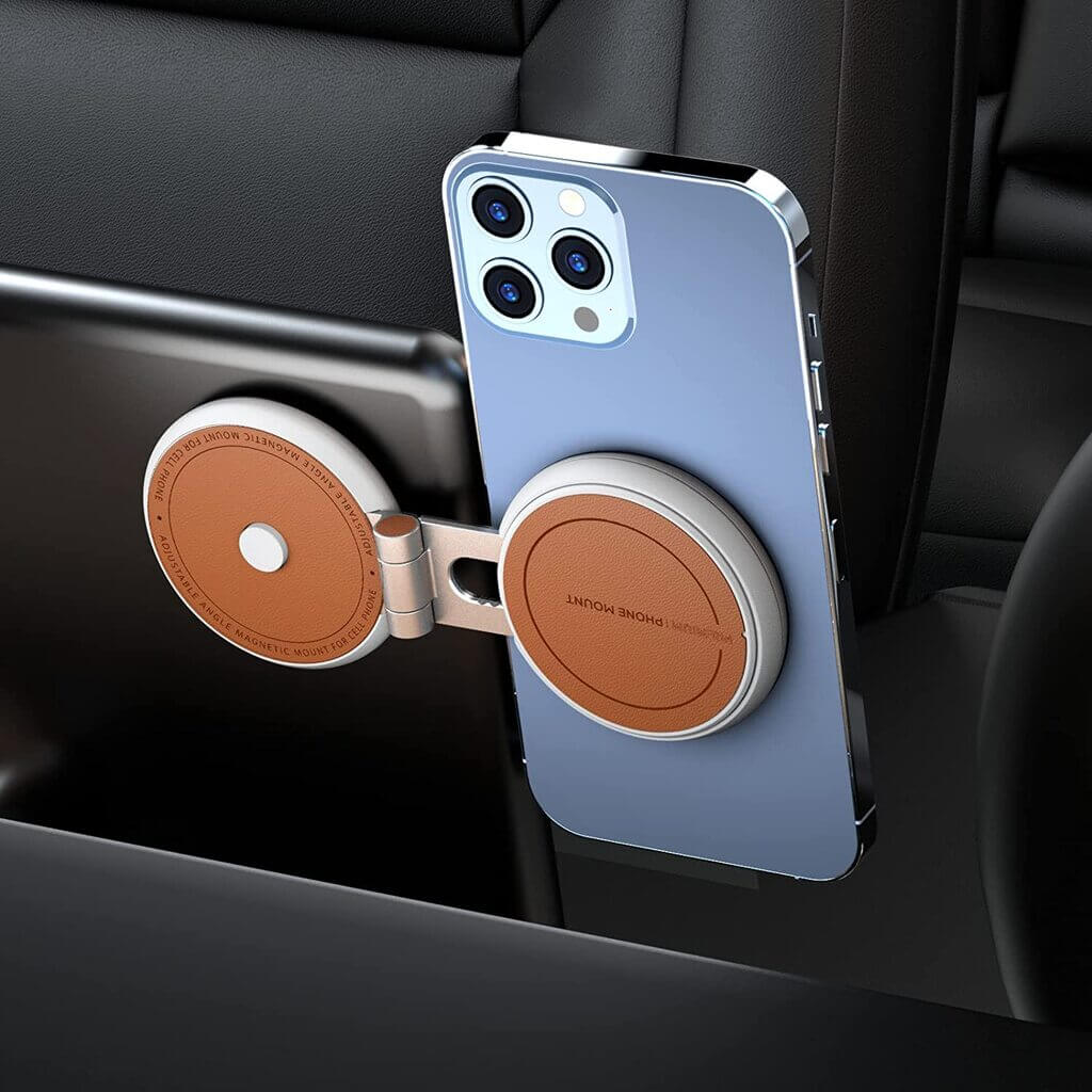 E-Car-Mount-Tesla-Phone-Holder_Mount-magsafe-White-Marnana