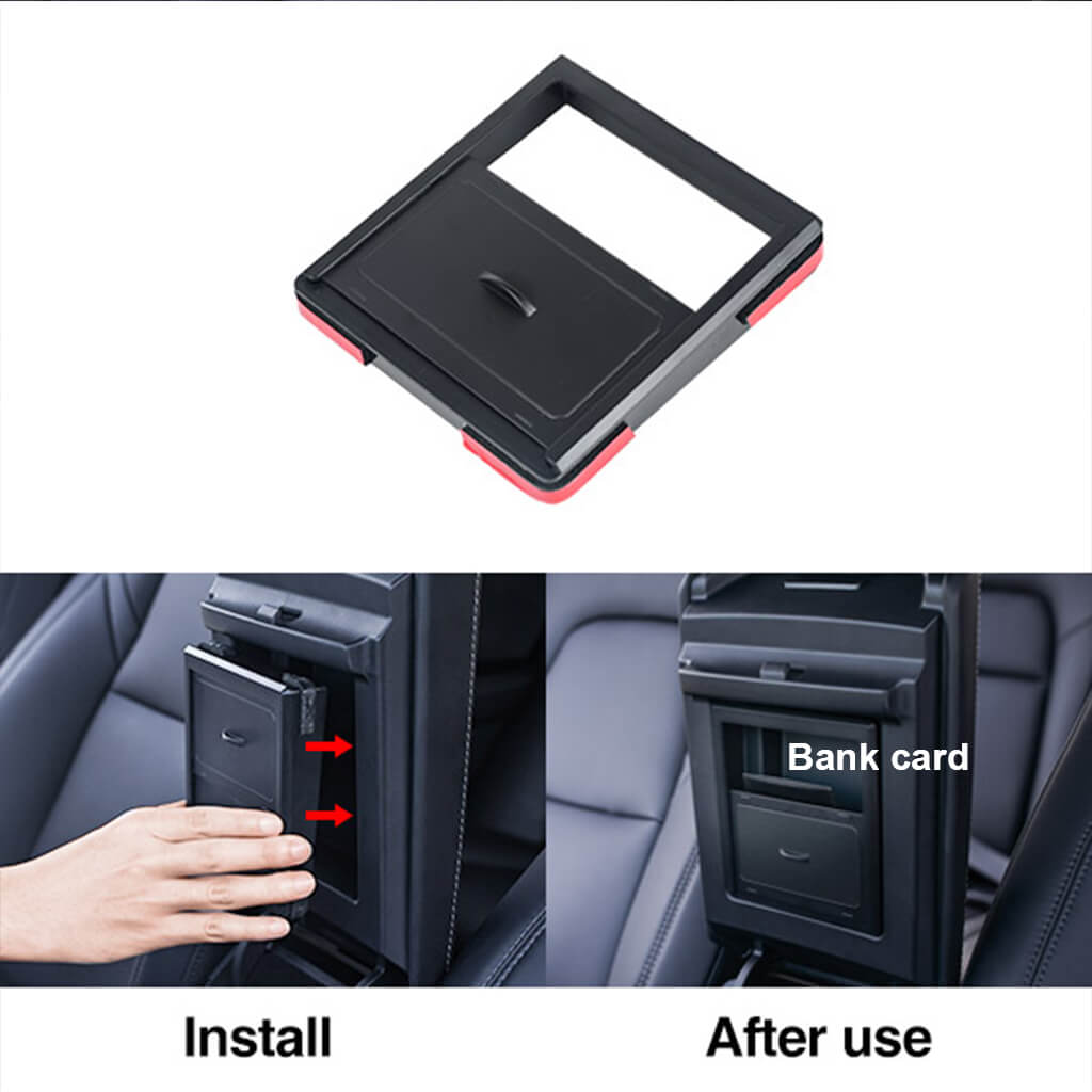 Tesla-Center-Console-Hidden-Compartment-Installation-Method-and-Display-for-Model-3-Model-Y