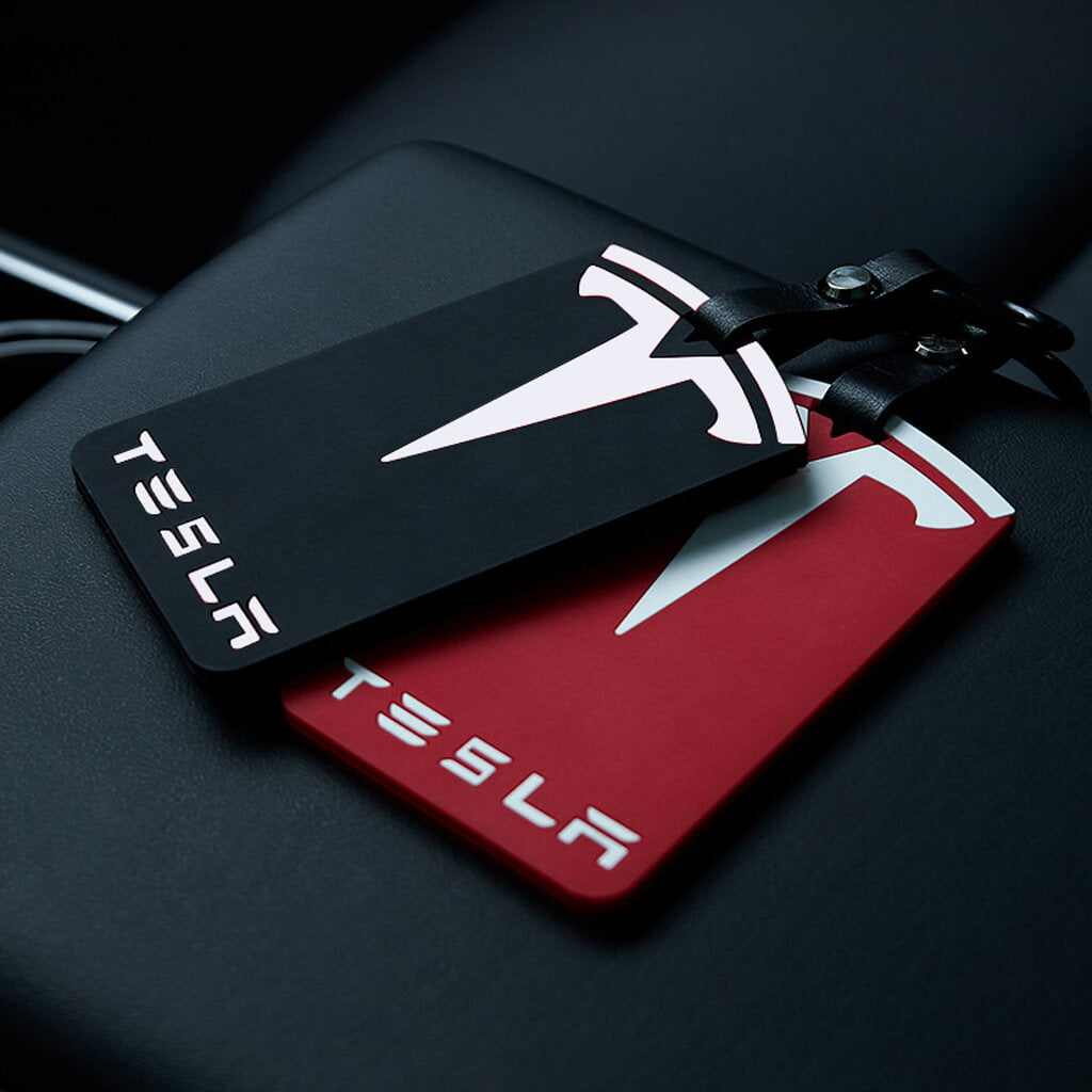 Alcantara Key Card Holder For Tesla Model 3/Y (2017-2023)-EVAAM
