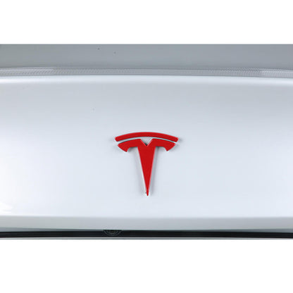 Tesla-Logo-Cover-for-Model-Y-3-Gloss-Red-Rear-Trunk-Marnana