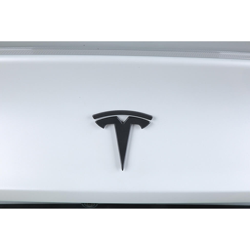 Tesla-Logo-Cover-for-Model-Y-3-Matte-Black-Rear-Trunk-Marnana