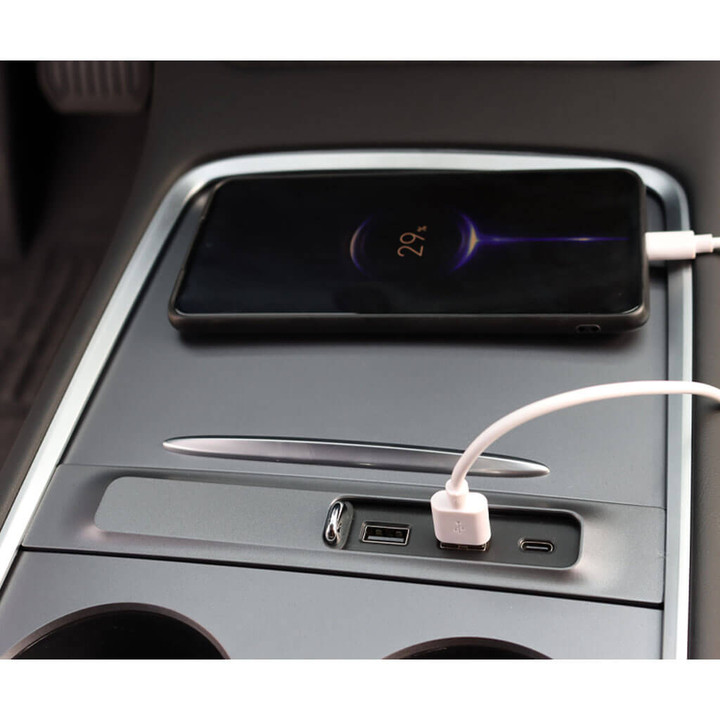Tesla Air Freshener with USB Hub for Model Y/3 - Marnana