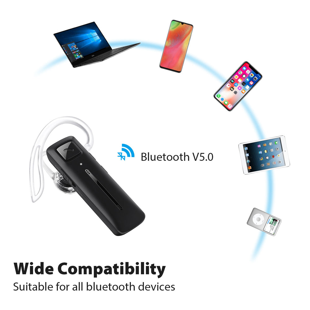 Voice command bluetooth earpiece hot sale